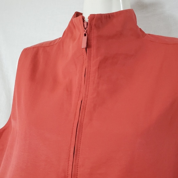 Eileen Fisher Nylon/Cotton Lightweight Vest - Picture 2 of 7